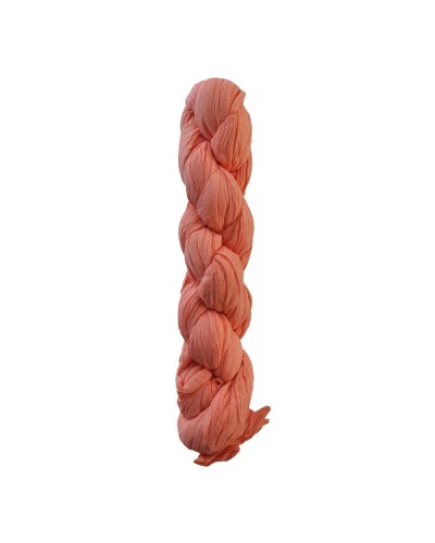 Foulard chèche en coton crevette tressé - Boutique Toutacoo