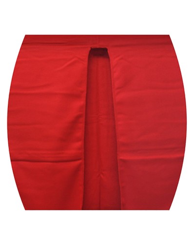 Red poncho with fringes for women - Buy ponchos - Toutacoo.