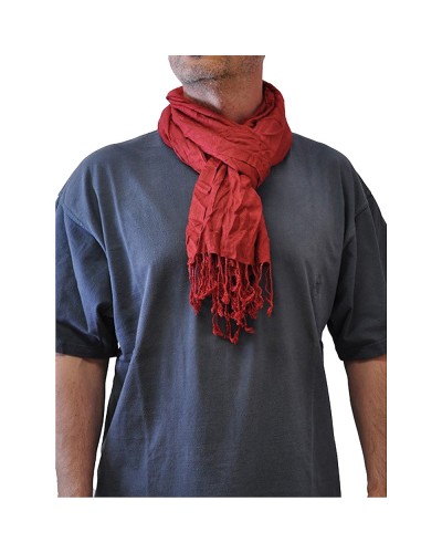 Echarpe pashmina Bleu jean - Expédition sous 48 H - Boutique en ligne Toutacoo.