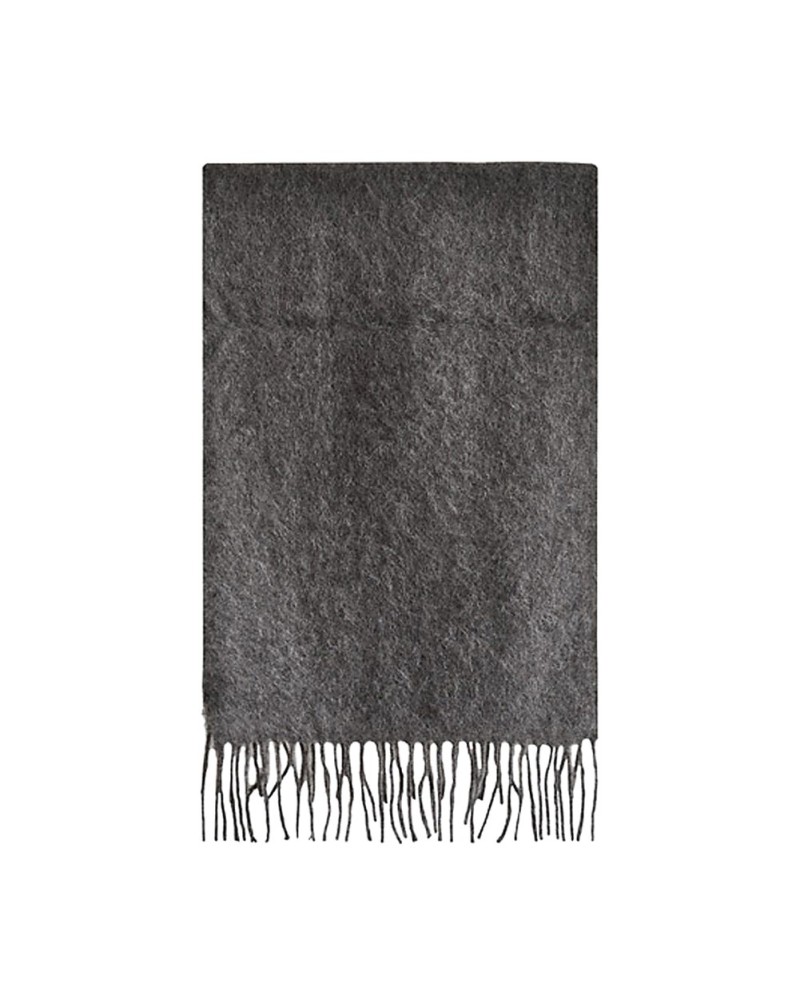 Echarpe Baby Lama, écharpe gris foncé en laine de Baby Lama, TOUTACOO