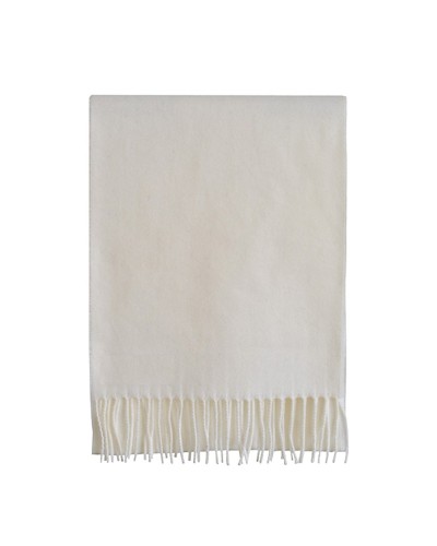 Echarpe écrue Lambswool, Vente d'écharpes en laine, Toutacoo.