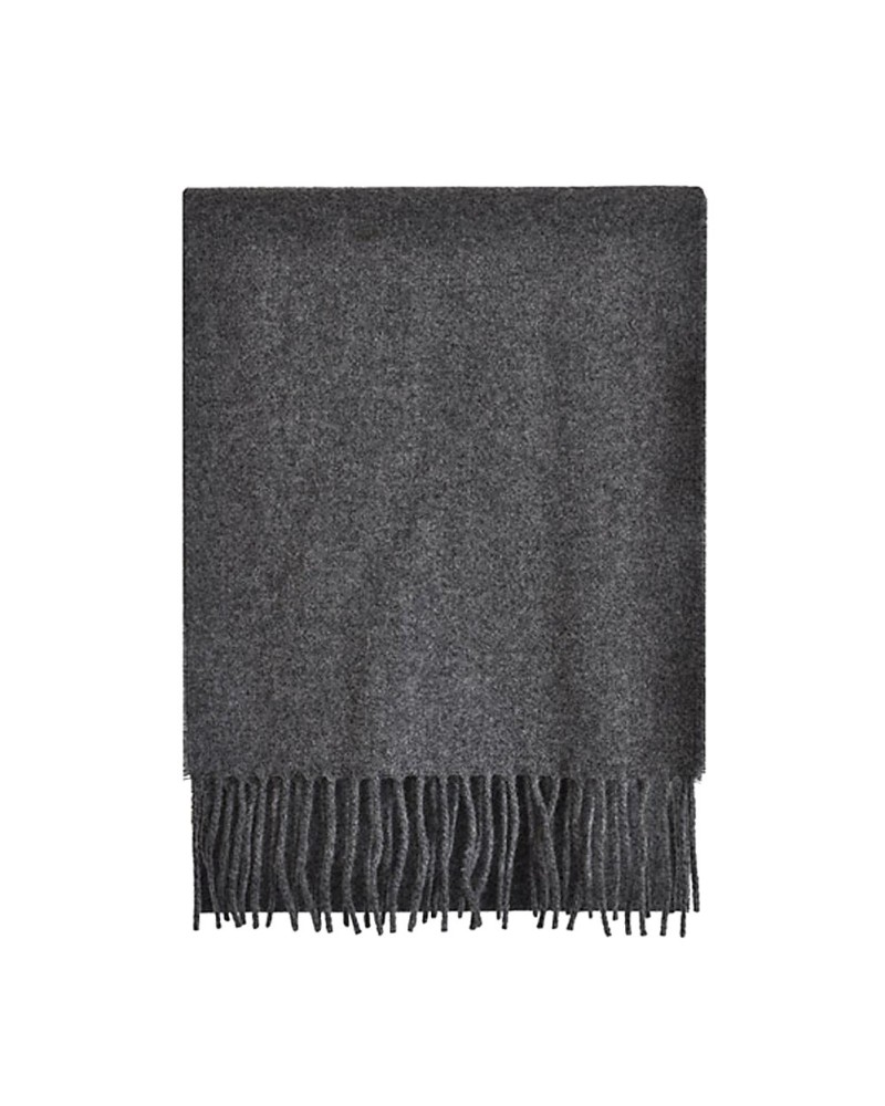 Echarpe grise Lambswool, Vente d'écharpes en laine, Toutacoo.