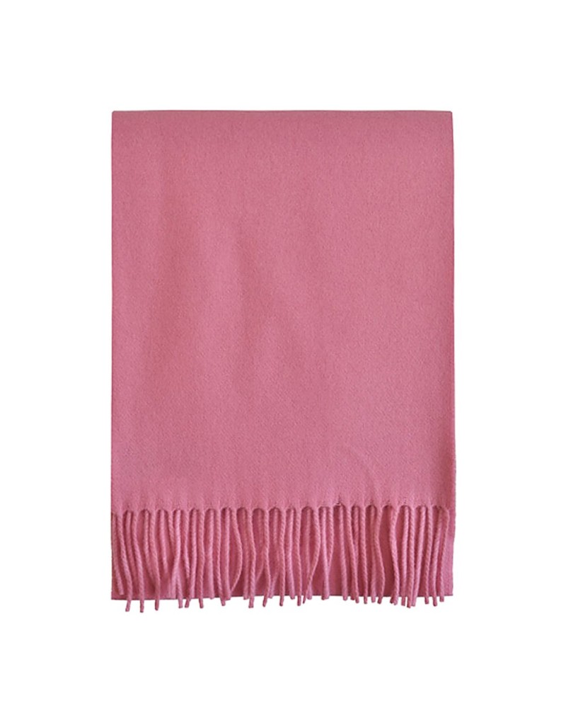 Echarpe rose Lambswool, Vente d'écharpes en laine, Toutacoo.