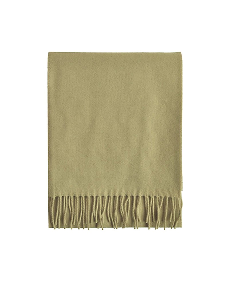Echarpe verte Lambswool, Vente d'écharpes en laine, Toutacoo.