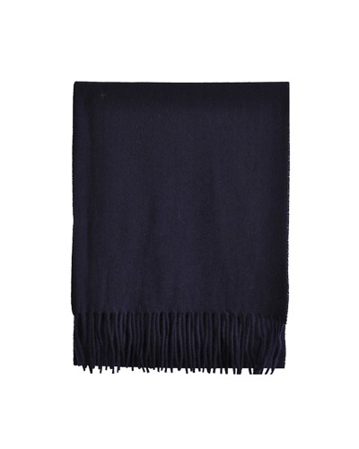 Sciarpa blu navy in lana d'agnello, Vendita di sciarpe in lana, Toutacoo.