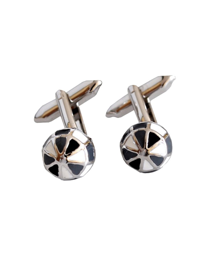 Boutons de manchette ronds multicolores, Toutacoo.