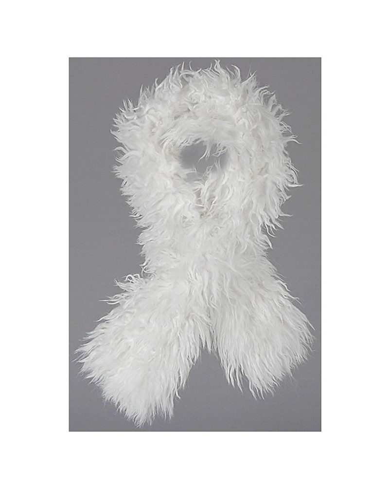 Echarpe fourrure longs poils, echarpe boa fourrure, Boutique TOUTACOO.