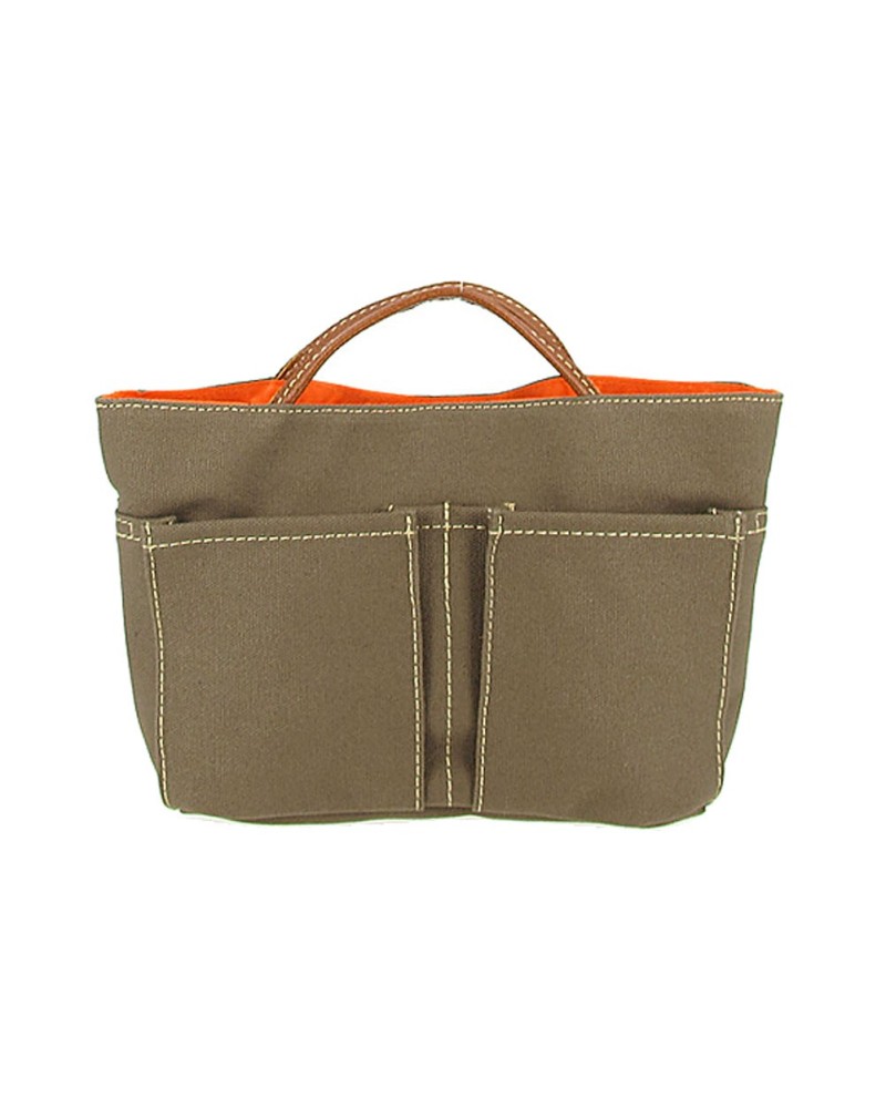 Sac à main Disco taupe, élégant sac taupe pour femme, Toutacoo.