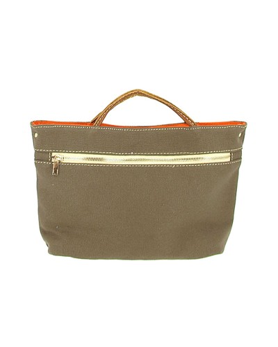 Sac à main Disco taupe, élégant sac taupe pour femme, Toutacoo.