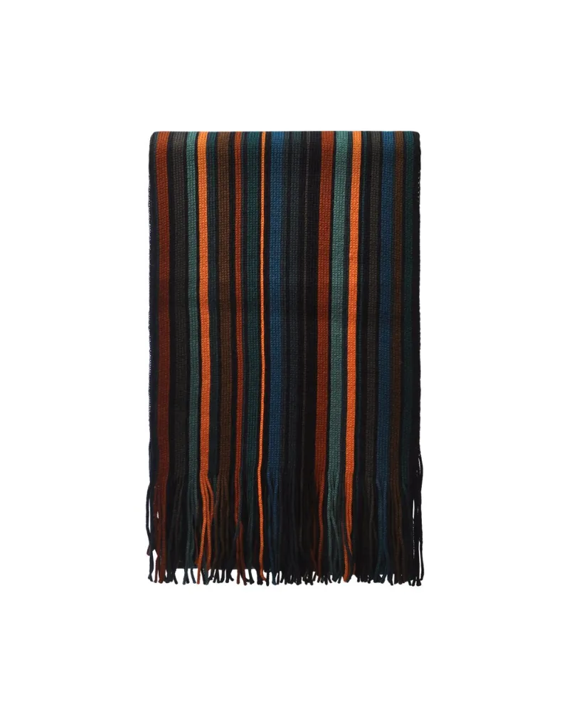 Echarpe Polo Marine/Orange - Boutique d'écharpes pour homme, Toutacoo.