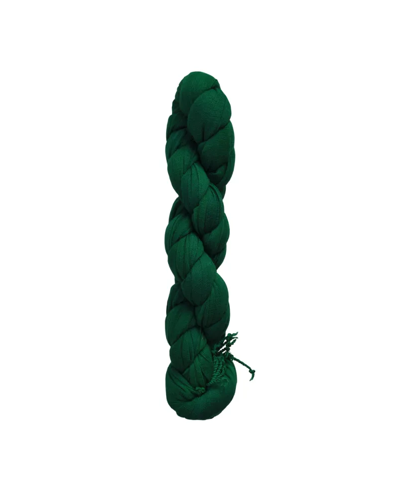 Chèche vert amazon XXL torsadé - Toutacoo.