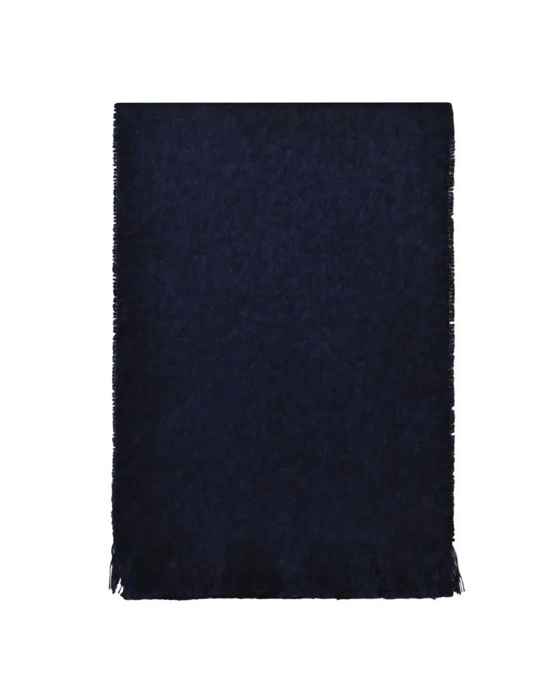 Echarpe bleu marine mohair, Vente d'écharpes en laine, Toutacoo.