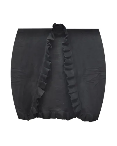 Poncho polar negro, venta de ponchos para mujer, Toutacoo.