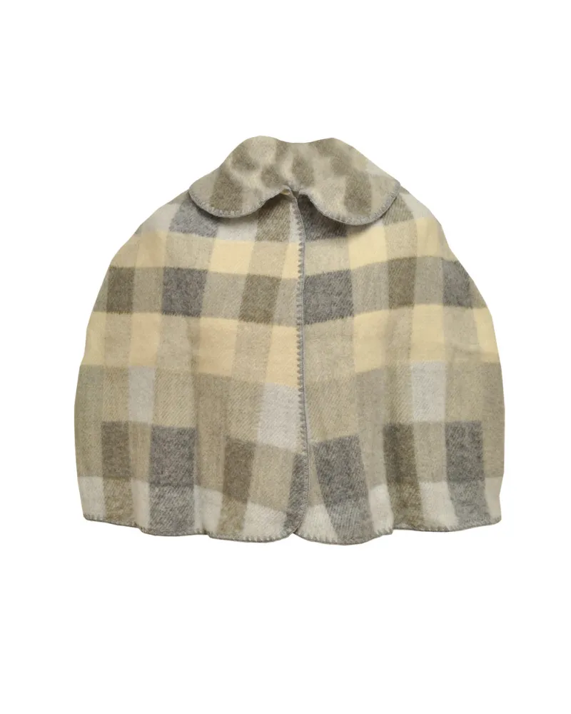 Cape femme, Carreaux beige - Toutacoo.