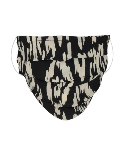 Lot de deux masques en tissu lavable avec poche intégrée