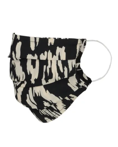 Lot de deux masques en tissu lavable avec poche intégrée