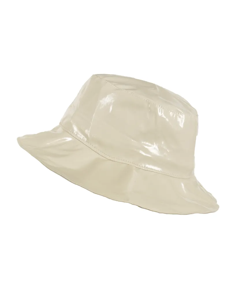 Chapeau de pluie, Beige avec masque de protection - Vente de chapeau imperméable - Toutacoo.