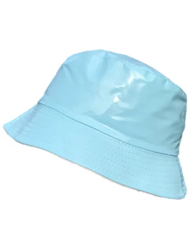 Sombrero de lluvia de vinilo azul - Venta de sombreros impermeables - Toutacoo.
