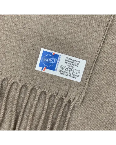 Poncho gris topo con flecos para mujer - Comprar ponchos - Toutacoo.