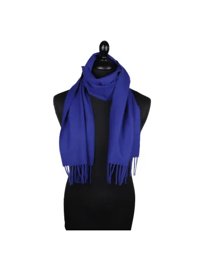 Blue Lambswool scarf, Wool scarf sale, Toutacoo.