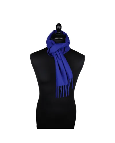 Blue Lambswool scarf, Wool scarf sale, Toutacoo.