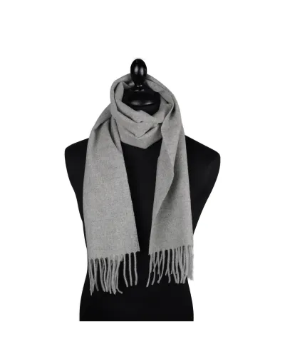 Sciarpa grigio chiaro in lana d'agnello, Vendita di sciarpe in lana, Toutacoo.