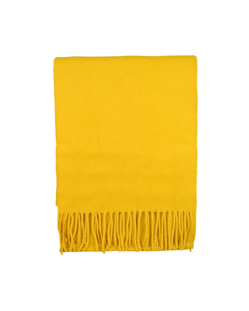Bufanda ocre amarillo Lambswool, Venta de bufandas de lana, Toutacoo.