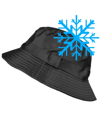 Cappello antipioggia interno in pile, uomo, Nero - Vendita cappelli impermeabili - Toutacoo.