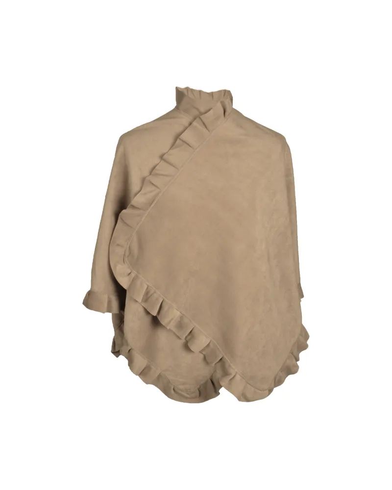 Poncho polaire sable, vente ponchos femme, Toutacoo.
