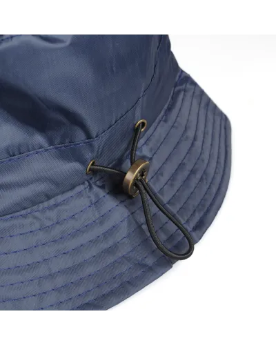chapeau de pluie bob imperméable bleu réglable avec jugulaire - Vente de chapeaux de pluie imperméable - Toutacoo.