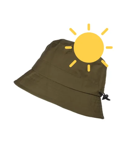 Sombrero caqui plegable en su bolsillo integrado - Toutacoo.