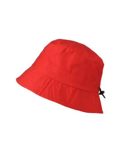 Cappello rosso ripiegabile nella tasca integrata - Toutacoo.