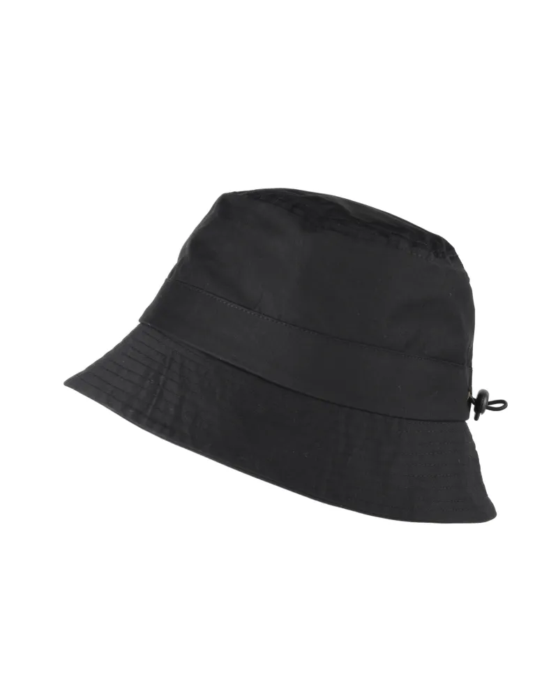 Cappello estivo nero ripiegabile nella sua tasca integrata - Toutacoo.