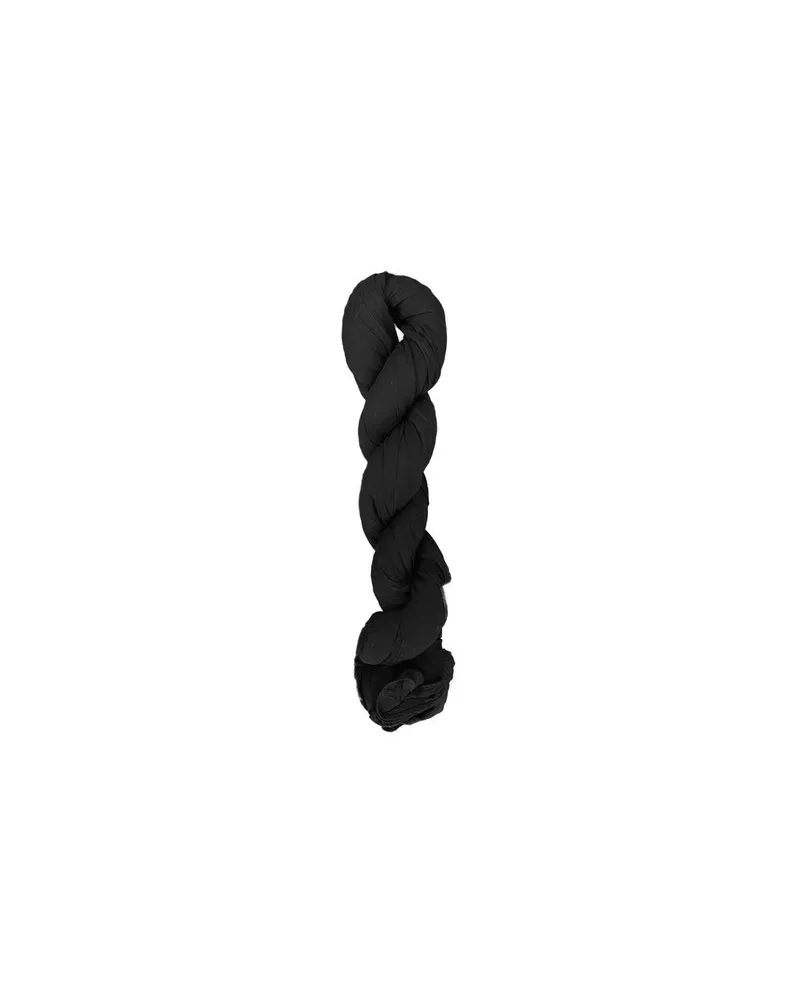 Deep black cotton scarf - Toutacoo Boutique