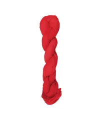 Foulard chèche en coton rouge tressé - Boutique Toutacoo