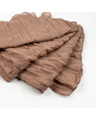 Geflochtener Schal in Kamelbraun