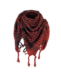 Keffieh noir / rouge en coton, foulard palestinien, Toutacoo.